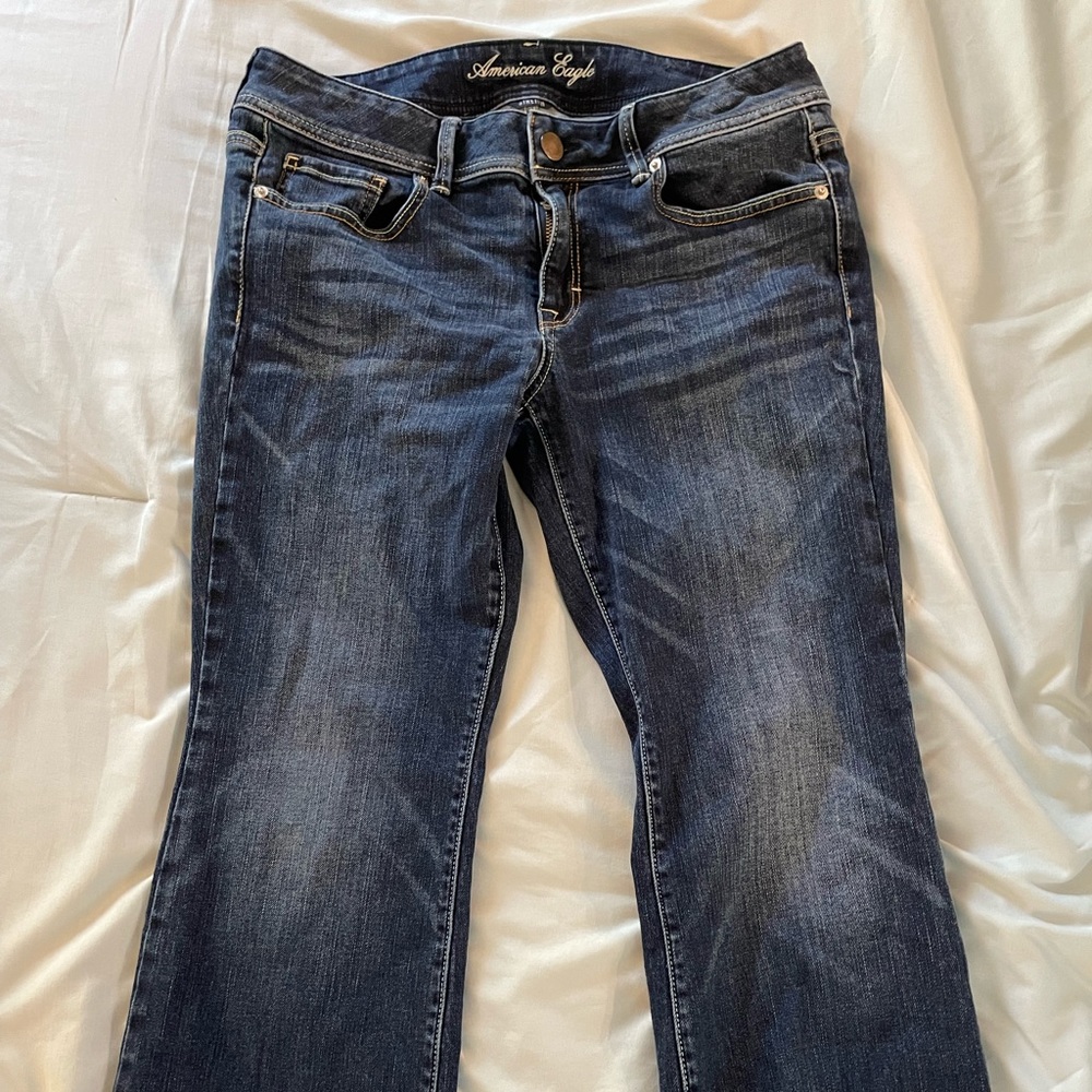 Classic American Eagle bootcut jeans barely worn from 2010s! Size 12 short